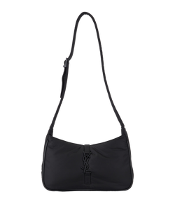 Le 5 A 7 Puffer Shoulder Bag, Nylon, Black, 1222, DB, 3*